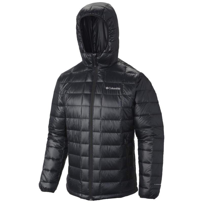 Men s Columbia Trask Mountain 650 TurboDown Hooded Jkt Black