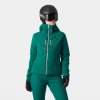 Kurtka narciarska damska Helly Hansen ALPHELIA LIFALOFT JACKET-Emerald