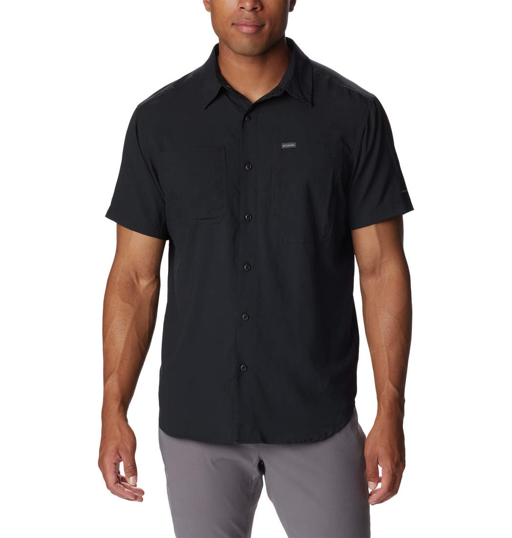 Men's Columbia Silver Ridge Utility Lite SS Shirt-Black - Sklep internetowy
