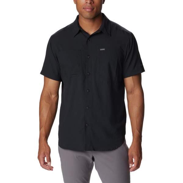 Men's Columbia Silver Ridge Utility Lite SS Shirt-Black - Sklep internetowy