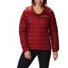 Women's Columbia Lake 22 Hooded Jacket-Red Lily